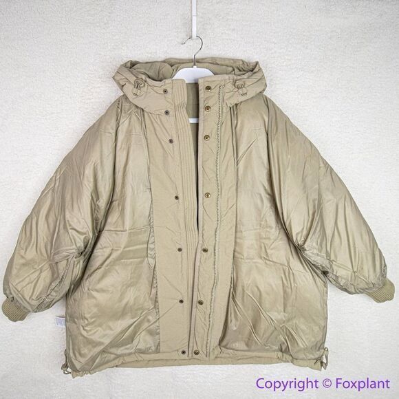 NEW Madewell Holland Quilted Puffer Parka in faded military green, 4X‎ - Picture 13 of 16